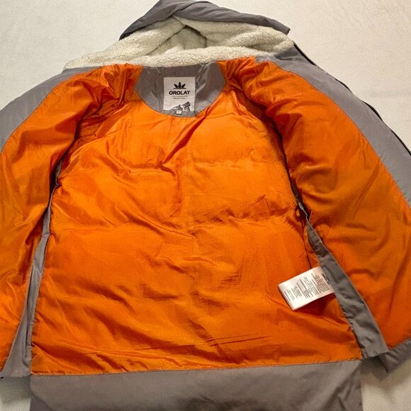 ~~Orolay Coat Women's Parka S Gray Thickened Down Heavy Hooded Puffer Jacket - Picture 4 of 7